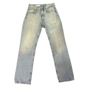 Zara Light Blue Straight Jeans